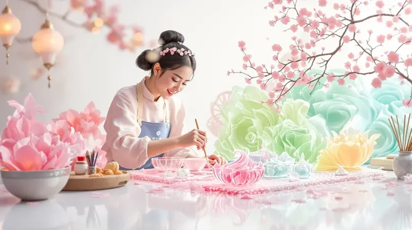 街边小摊的糖画师傅,手艺太绝了 - 美女写真视频 街边小摊的糖画师傅,手艺太绝了